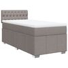 vidaXL &Kappa;&rho;&epsilon;&beta;ά&tau;&iota; Boxspring &mu;&epsilon; &Sigma;&tau;&rho;ώ&mu;&alpha; Taupe 90x200 &epsilon;&kappa;. &Upsilon;&phi;&alpha;&sigma;&mu;ά&tau;&iota;&nu;&omicron;