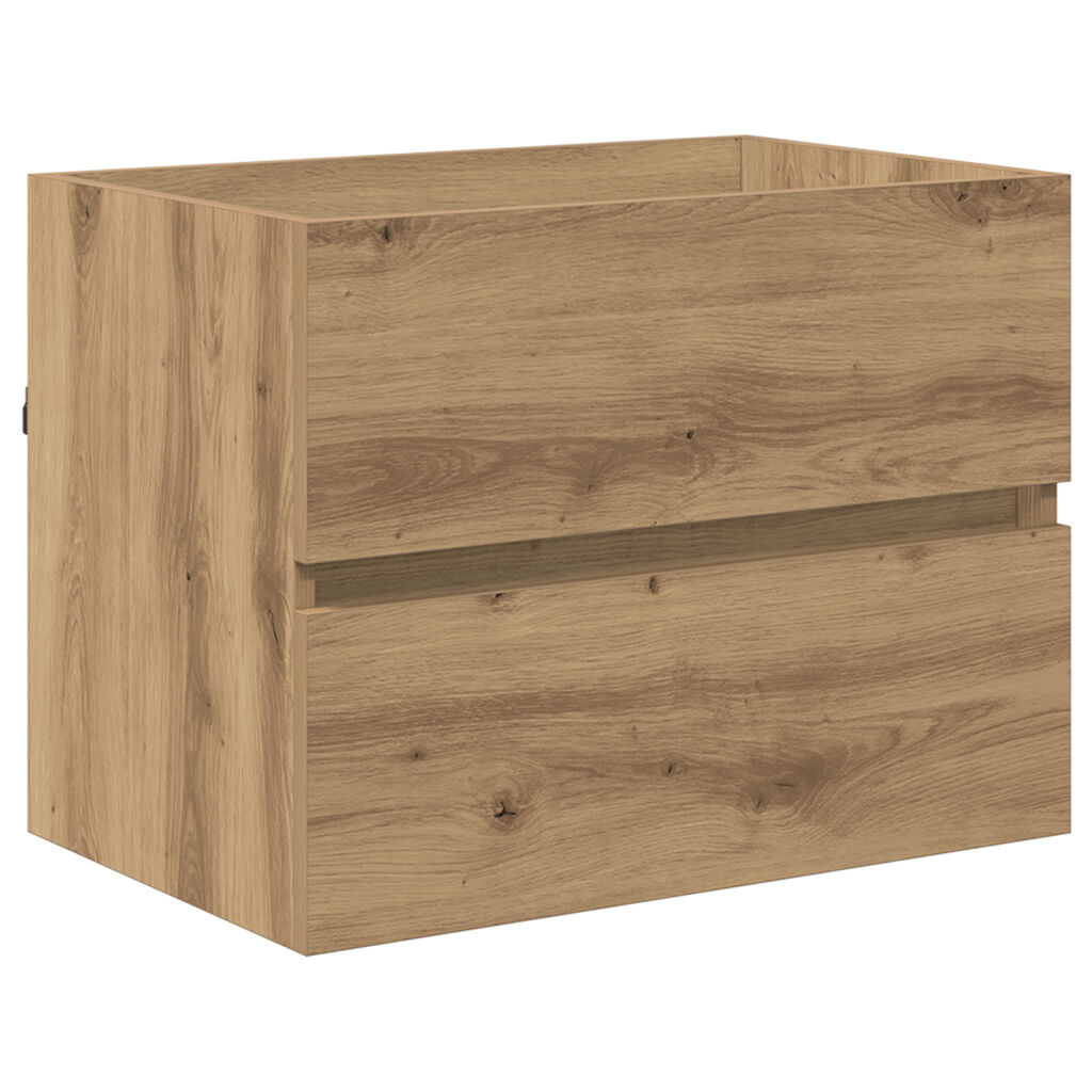 vidaXL Σετ Επίπλων Μπάνιου 2 Τεμαχίων Artisan Oak Επεξεργασμένο Ξύλο