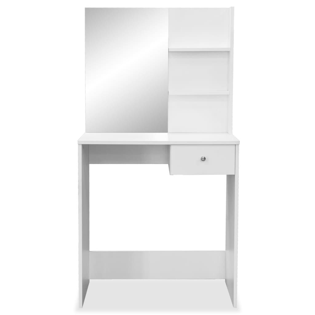 vidaXL Μπουντουάρ Λευκό 75 x 40 x 141 εκ. από Επεξ. Ξύλο