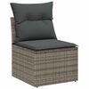 vidaXL Σετ Καναπέ Κήπου με μαξιλάρι 10 pcs Γκρι 80 x 80 x 71 cm