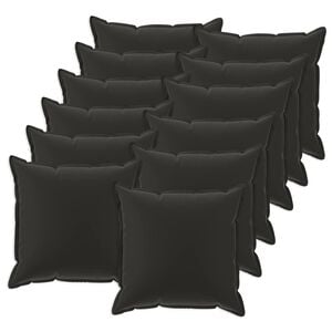 vidaXL &Mu;&alpha;&xi;&iota;&lambda;ά&rho;&iota; &Rho;ί&psi;&eta;&sigmaf; 12 &tau;&mu;&chi;. HOUTEN &Mu;&alpha;ύ&rho;&omicron; 40 x 40 cm &Pi;&omicron;&lambda;&upsilon;&epsilon;&sigma;&tau;έ&rho;&alpha;&sigmaf;