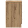 vidaXL Κομοδίνο Αρτισιανή Δρυς 38x35x55 εκ. από Επεξεργασμένο Ξύλο