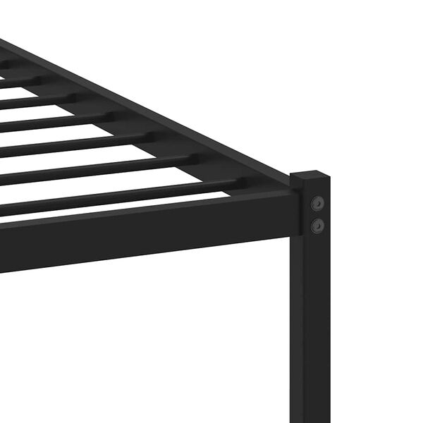 vidaXL Σκελετός Κρεβ. Χωρίς Στρώμα Sonoma Δρυς 140x190 εκ. Μεταλλικό