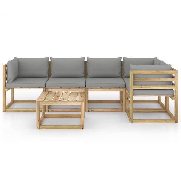 vidaXL &Sigma;&alpha;&lambda;ό&nu;&iota; &Kappa;ή&pi;&omicron;&upsilon; &Sigma;&epsilon;&tau; 6 &tau;&epsilon;&mu;. &Epsilon;&mu;&pi;&omicron;&tau;. &Xi;ύ&lambda;&omicron; &Pi;&epsilon;ύ&kappa;&omicron;&upsilon; &mu;&epsilon; &Mu;&alpha;&xi;&iota;&lambda;ά&rho;&iota;&alpha;