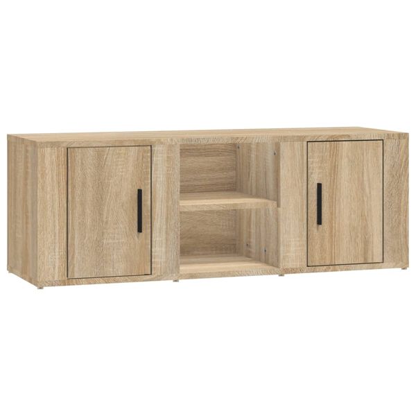vidaXL Έπιπλο Τηλεόρασης Sonoma Δρυς 100x31,5x35 εκ. Επεξ. Ξύλο