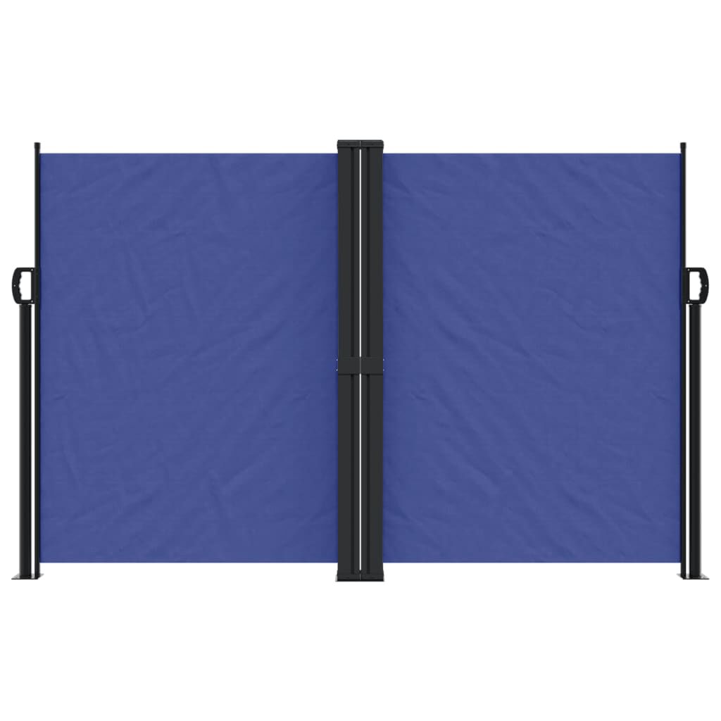 vidaXL Σκίαστρο Πλαϊνό Συρόμενο Μπλε 160 x 1200 εκ.