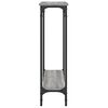 vidaXL Τραπέζι Κονσόλα Γκρι Sonoma 75x22,5x75 εκ. Επεξεργασμένο Ξύλο