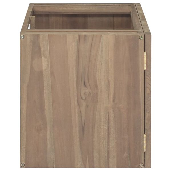 vidaXL Ντουλάπι Μπάνιου Επιτοίχιο 90 x 39 x 40 εκ. από Μασίφ Ξύλο Teak