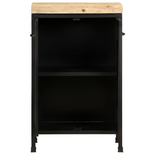 vidaXL Ντουλάπι 47 x 35 x 76 εκ. από Ακατέργαστο Ξύλο Μάνγκο