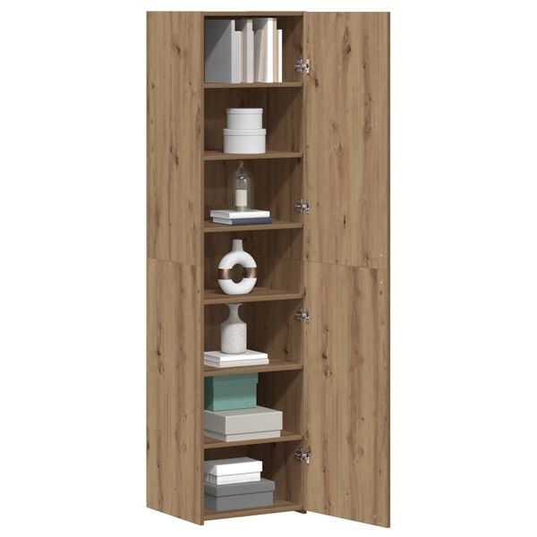 vidaXL Highboard 2 pcs Artisan Oak 45 x 42,5 x 185 &epsilon;&kappa;.