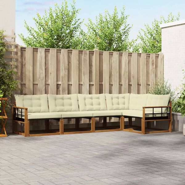 vidaXL &Sigma;&epsilon;&iota;&rho;ά &Kappa;&alpha;&nu;&alpha;&pi;έ &Epsilon;&xi;&omega;&tau;&epsilon;&rho;&iota;&kappa;&omicron;ύ &mu;&epsilon; &mu;&alpha;&xi;&iota;&lambda;ά&rho;&iota; 5 pcs &Phi;&upsilon;&sigma;&iota;&kappa;ό &kappa;&alpha;&iota; &Kappa;&rho;έ&mu;&alpha;