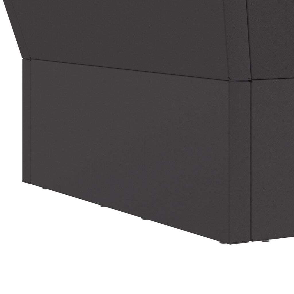 vidaXL Σχάρα Φωτιάς Τετράγωνη Μαύρη 40x40x30 εκ Ατσάλι