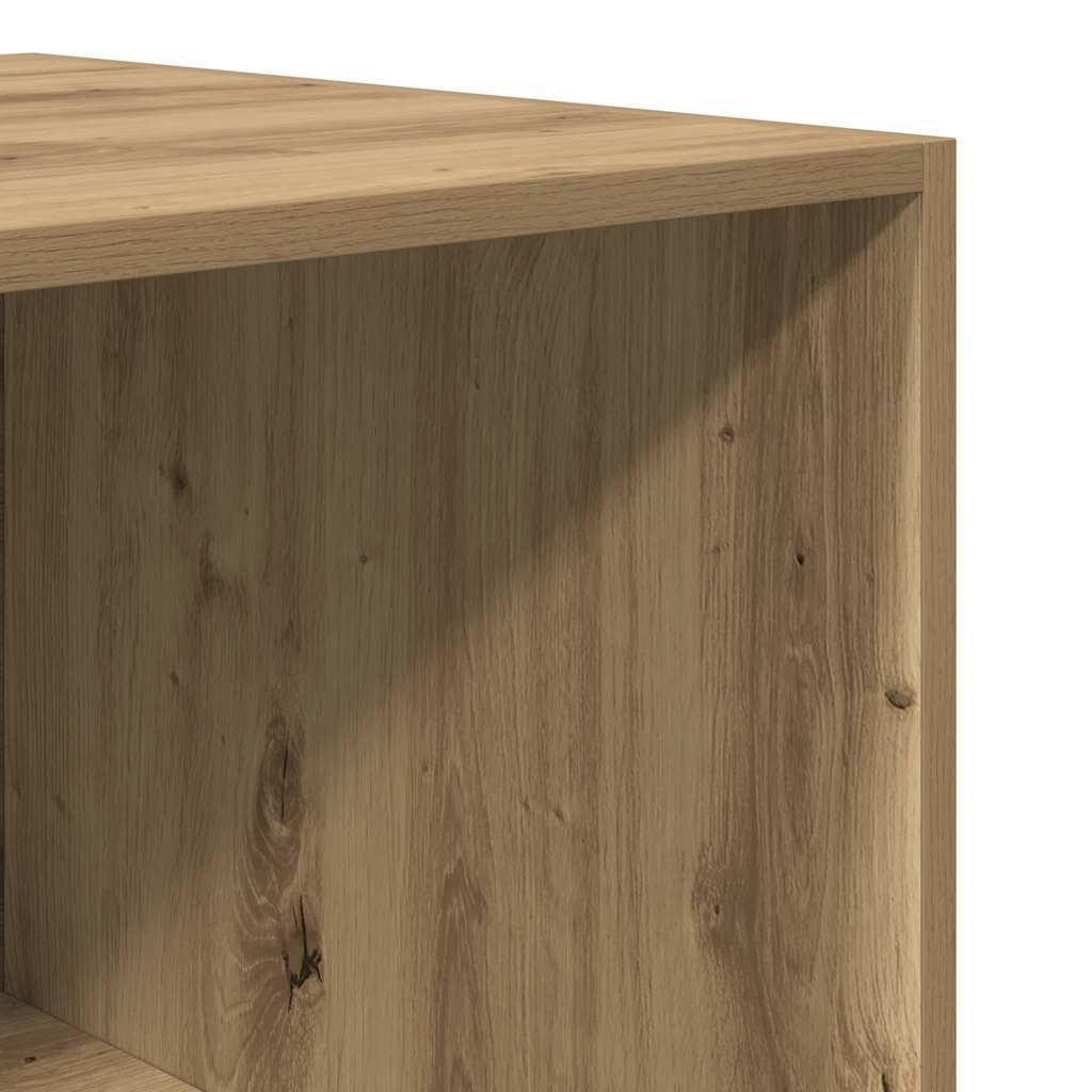 vidaXL Ντουλάπα Αρτισιανή Δρυς 80x50x200εκ από Επεξεργασμένο Ξύλο