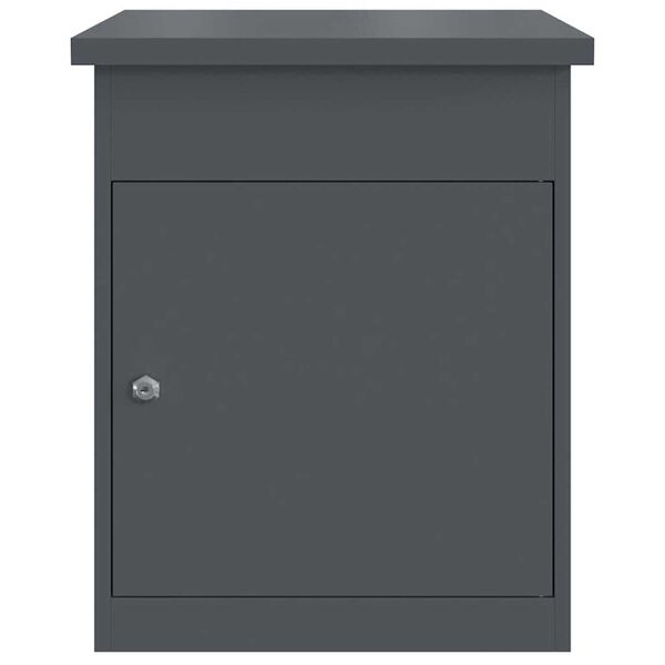 vidaXL Θυρίδα Πακέτων Ανθρακί 44 x 35 x 59 εκατοστά Ατσάλι