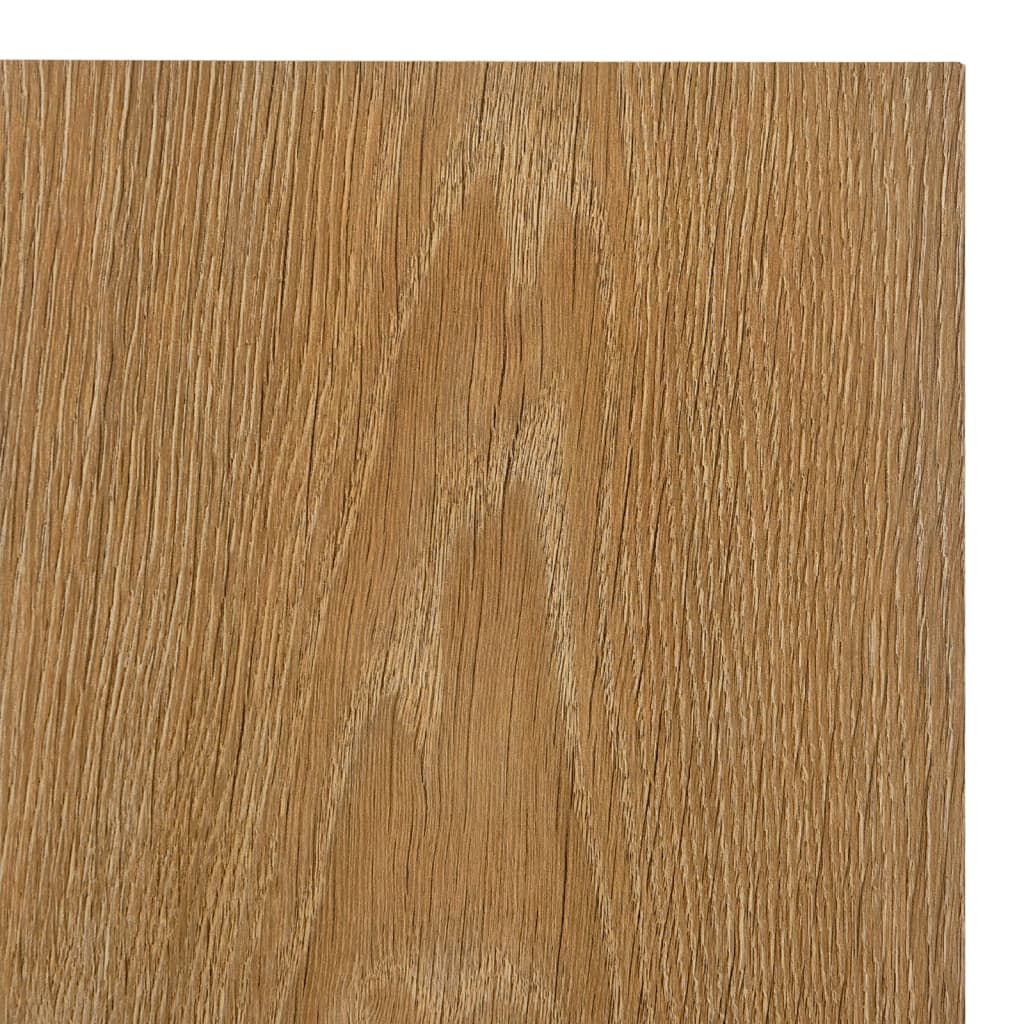 vidaXL Δάπεδο Αυτοκόλλητο Καφέ 55 τεμ. 5,11 μ² από PVC