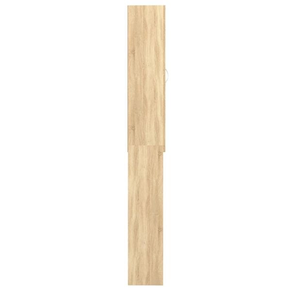 vidaXL Ντουλάπι Πλυντηρίου Sonoma Δρυς 64 x 25,5 x 190 εκ.