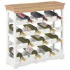 vidaXL Κάβα Κρασιών Λευκή 70 x 22,5 x 70,5 εκ. από MDF