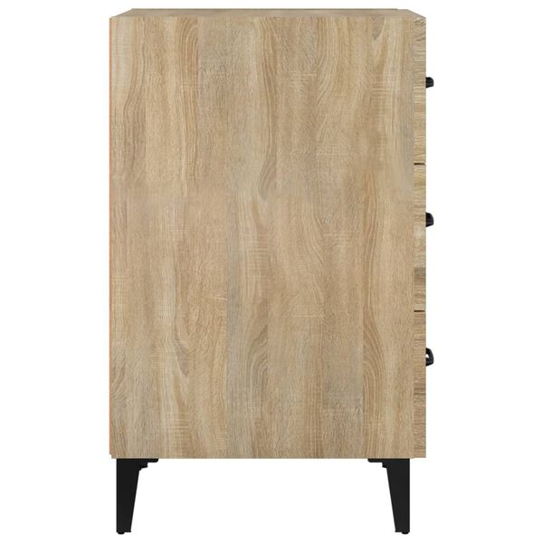 vidaXL Κομοδίνο Sonoma Δρυς 40 x 40 x 66 εκ. από Επεξεργασμένο Ξύλο