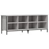 vidaXL Παπουτσοθήκη Γκρι Sonoma 131 x 35 x 50 εκ. από Επεξεργ. Ξύλο