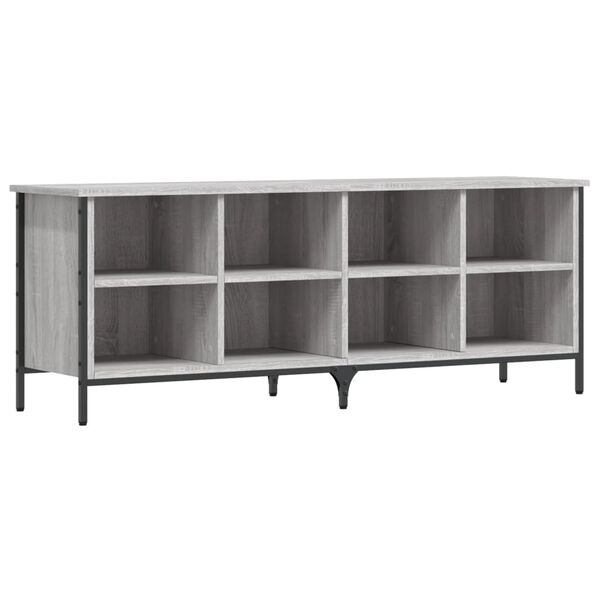 vidaXL Παπουτσοθήκη Γκρι Sonoma 131 x 35 x 50 εκ. από Επεξεργ. Ξύλο