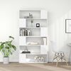 vidaXL Βιβλιοθήκη/Διαχωριστικό Χώρου Λευκό 100 x 24 x 188 εκ.
