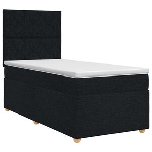 vidaXL &Kappa;&rho;&epsilon;&beta;ά&tau;&iota; box spring &mu;&epsilon; &sigma;&tau;&rho;ώ&mu;&alpha; &Mu;&alpha;ύ&rho;&omicron; 100 x 200 cm Ύ&phi;&alpha;&sigma;&mu;&alpha;