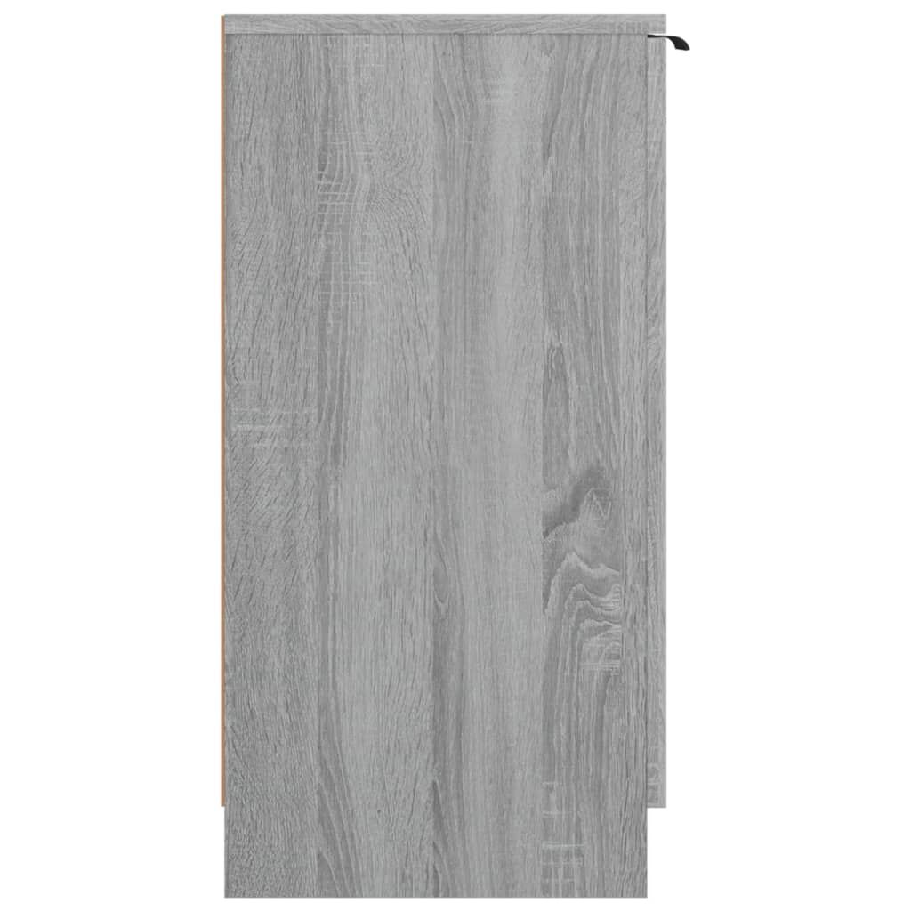 vidaXL Παπουτσοθήκη Γκρι Sonoma 59x35x70 εκ. από Επεξεργασμένο Ξύλο