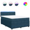 vidaXL &Kappa;&rho;&epsilon;&beta;ά&tau;&iota; Boxspring &mu;&epsilon; &Sigma;&tau;&rho;ώ&mu;&alpha; &Mu;&pi;&lambda;&epsilon; 160x200 &epsilon;&kappa;. &Beta;&epsilon;&lambda;&omicron;ύ&delta;&iota;&nu;&omicron;