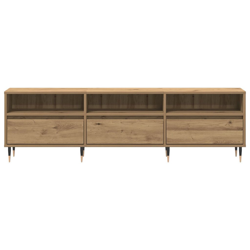 vidaXL Κάγκελο Τηλεόρασης Ξύλο Καλλιτέχνη 150x30x44.5 εκ Επεξεργασμένο Ξύλο