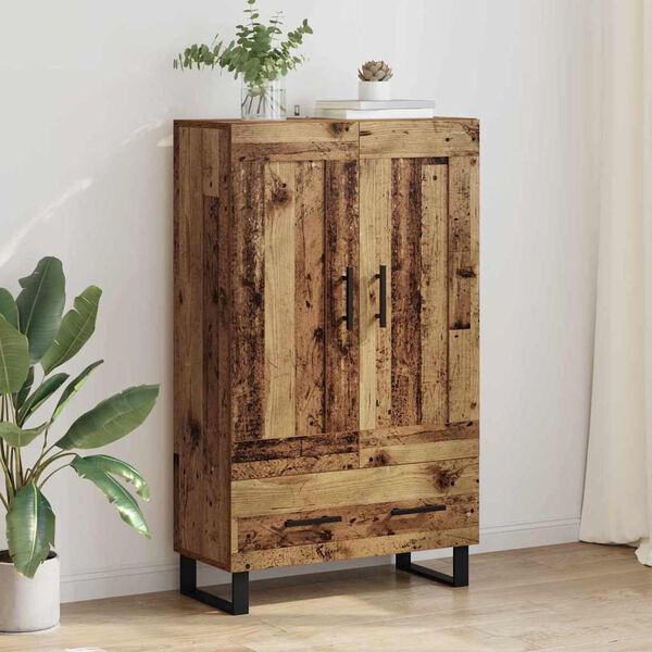 vidaXL Highboard &Pi;&alpha;&lambda;&iota;ό &Xi;ύ&lambda;&omicron; 69,5 x 31 x 115 &epsilon;&kappa;. &Epsilon;&pi;&epsilon;&xi;&epsilon;&rho;&gamma;&alpha;&sigma;&mu;έ&nu;&omicron; &xi;ύ&lambda;&omicron;