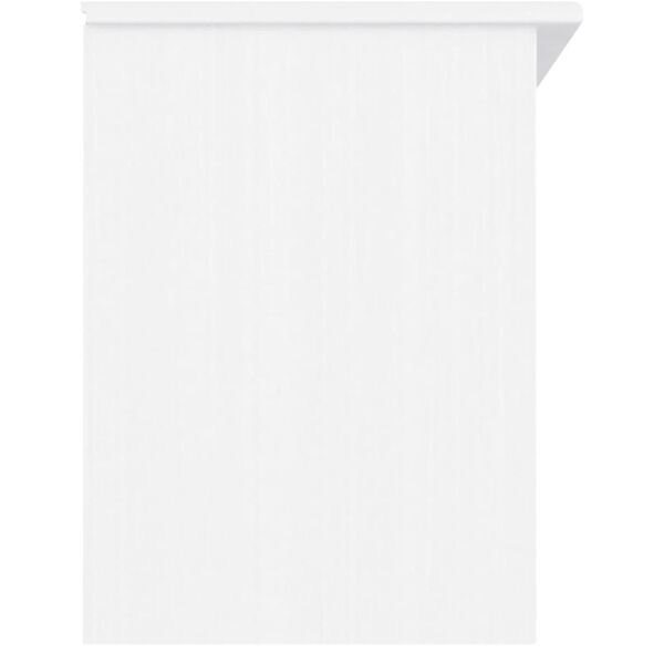vidaXL Παπουτσοθήκη ALTA Λευκή 100 x 35 x 45 εκ. από Μασίφ Ξύλο Πεύκου