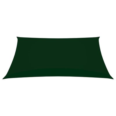 vidaXL Πανί Σκίασης Ορθογώνιο Σκ. Πράσινο 3,5 x 5 μ. από Ύφασμα Oxford