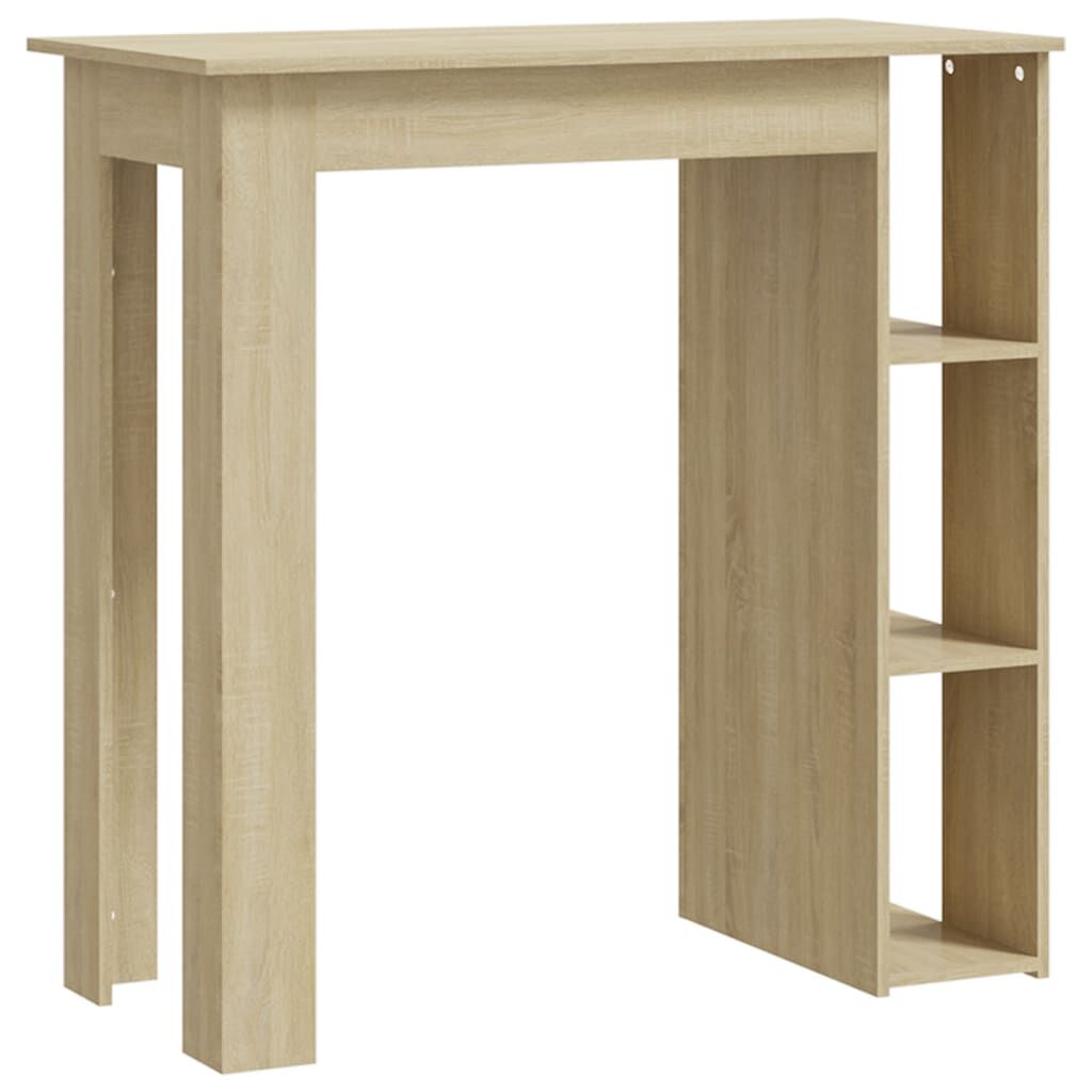 vidaXL Τραπέζι Κονσόλα με Ράφι Sonoma Δρυς 102x50x103,5εκ Επεξ. Ξύλο