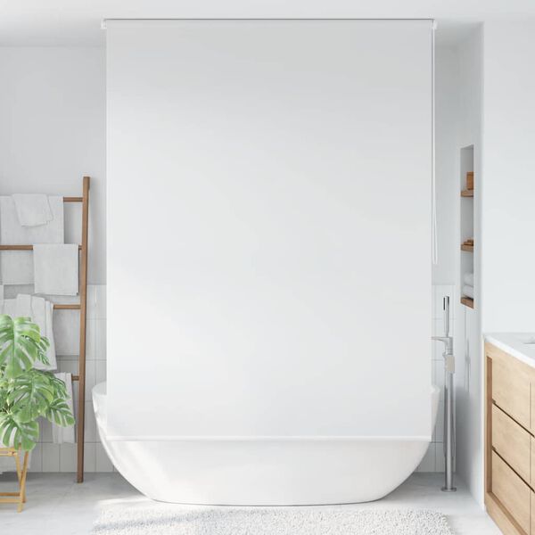 vidaXL Κουρτίνα Μπάνιου Ρολό Λευκή 140 x 240 εκ.