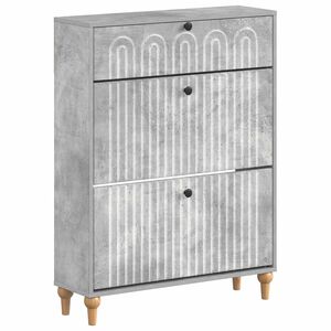 vidaXL &Nu;&tau;&omicron;&upsilon;&lambda;ά&pi;&alpha; &Pi;&alpha;&pi;&omicron;&upsilon;&tau;&sigma;&iota;ώ&nu; ALKMAAR 78 x 24 x 103 &epsilon;&kappa;. &Gamma;&kappa;&rho;&iota; &Sigma;&kappa;&upsilon;&rho;&omicron;&delta;έ&mu;&alpha;&tau;&omicron;&sigmaf;