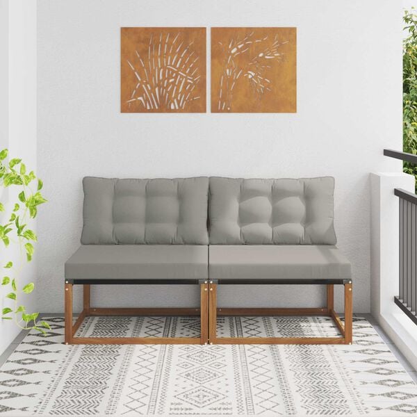 vidaXL 2 &Tau;&epsilon;&mu;ά&chi;&iota;&omicron; &Mu;&epsilon;&sigma;&alpha;ί&omicron;&sigmaf; &kappa;&alpha;&nu;&alpha;&pi;έ&sigmaf; &epsilon;&xi;&omega;&tau;&epsilon;&rho;&iota;&kappa;&omicron;ύ &chi;ώ&rho;&omicron;&upsilon; &Sigma;&tau;&epsilon;&rho;&epsilon;ό &Xi;ύ&lambda;&omicron; &Alpha;&kappa;&alpha;&kappa;ί&alpha;&sigmaf;