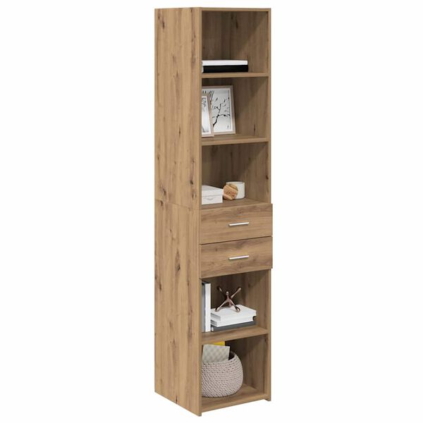 vidaXL Highboard Artisan Oak 40 x 42,5 x 185 &epsilon;&kappa;. &Epsilon;&pi;&epsilon;&xi;&epsilon;&rho;&gamma;&alpha;&sigma;&mu;έ&nu;&omicron; &xi;ύ&lambda;&omicron;