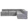 vidaXL Μαξιλάρι 4 pcs Ανοιχτό γκρι 70 x 70 x 54 εκ Πολυεστέρας
