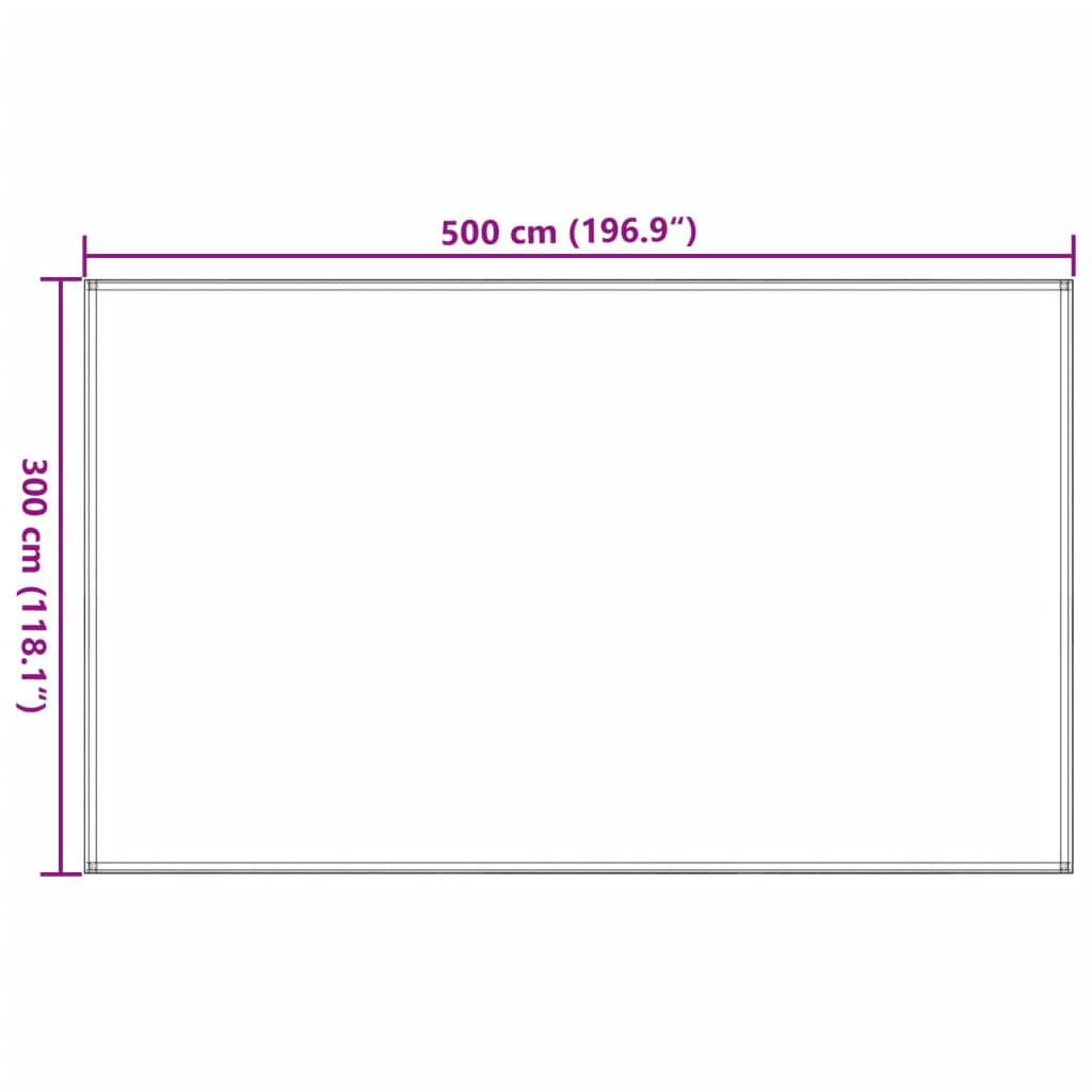 vidaXL Χαλί Σκηνής Ανθρακί 300 x 500 εκ.