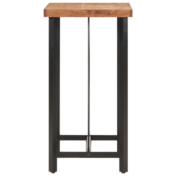 vidaXL Τραπέζι Μπαρ 55 x 55 x 107 εκ. από Μασίφ Ξύλο Ακακίας & Σίδηρο