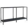 vidaXL &Tau;&rho;&alpha;&pi;έ&zeta;&iota; &Kappa;&omicron;&nu;&sigma;ό&lambda;&alpha; &Mu;&alpha;ύ&rho;&omicron; 140 x 35 x 75,5 &epsilon;&kappa;. &alpha;&pi;ό &Psi;&eta;&mu;έ&nu;&omicron; &Gamma;&upsilon;&alpha;&lambda;ί
