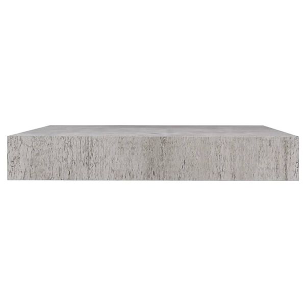 vidaXL Ράφι Τοίχου Γκρι Σκυροδέματος 23 x 23,5 x 3,8 εκ. από MDF