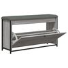 vidaXL Παπουτσοθήκη με Ανακλινόμενο Συρτάρι Γκρι Sonoma 102x32x56 εκ.