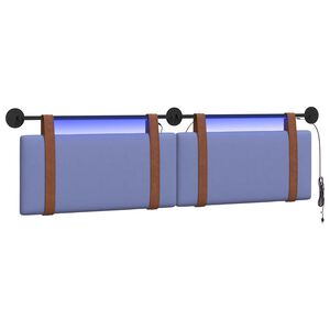 vidaXL &Kappa;&epsilon;&phi;&alpha;&lambda;ά&rho;&iota; &kappa;&rho;&epsilon;&beta;&alpha;&tau;&iota;&omicron;ύ &kappa;&rho;&epsilon;&mu;&alpha;&sigma;&tau;ό &Mu;&epsilon; &phi;&omega;&tau;&iota;&sigma;&mu;ό LED &Mu;&pi;&lambda;&epsilon; &tau;&zeta;&eta;&nu; &Alpha;&nu;&tau;ί&kappa;&alpha; PU