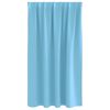 vidaXL Κουρτίνες με κουρτίνες 2 pcs Γαλάζιο 140x140cm Πολυεστέρας