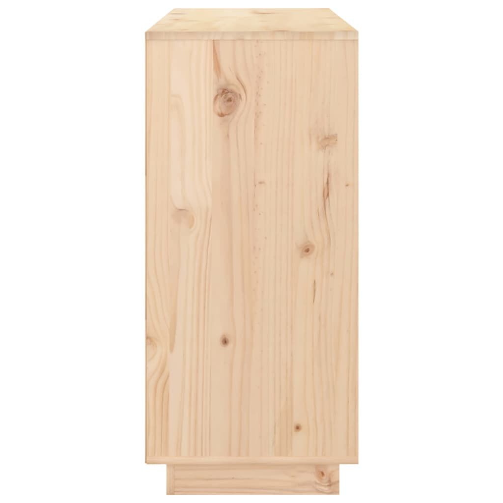 vidaXL Ντουλάπι 111 x 34 x 75 εκ. από Μασίφ Ξύλο Πεύκου