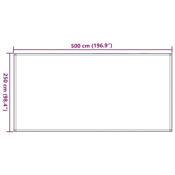 vidaXL Χαλί Σκηνής Ανθρακί 250 x 500 εκ.