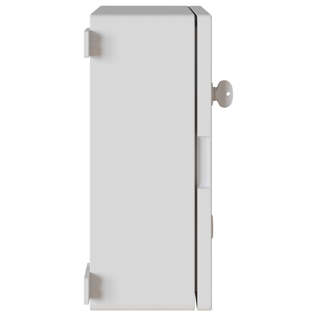 vidaXL Ντουλάπι Ελέγχου Γκρι 30 x 19.5 x 40 εκ. ΑΒΣ Πλαστικό