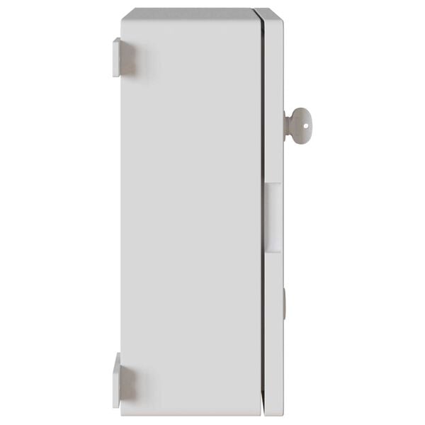 vidaXL Ντουλάπι Ελέγχου Γκρι 30 x 19.5 x 40 εκ. ΑΒΣ Πλαστικό