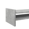 vidaXL Βάση Οθονών Γκρι του Σκυροδέματος 50x27x20 εκ. από Επεξ. Ξύλο